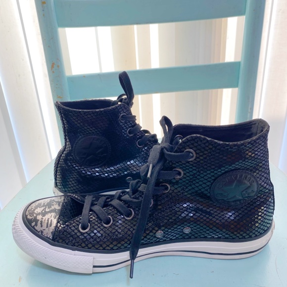 Chuck Taylor’s All Stars Black Size 8 Women’s Converse - Picture 3 of 8